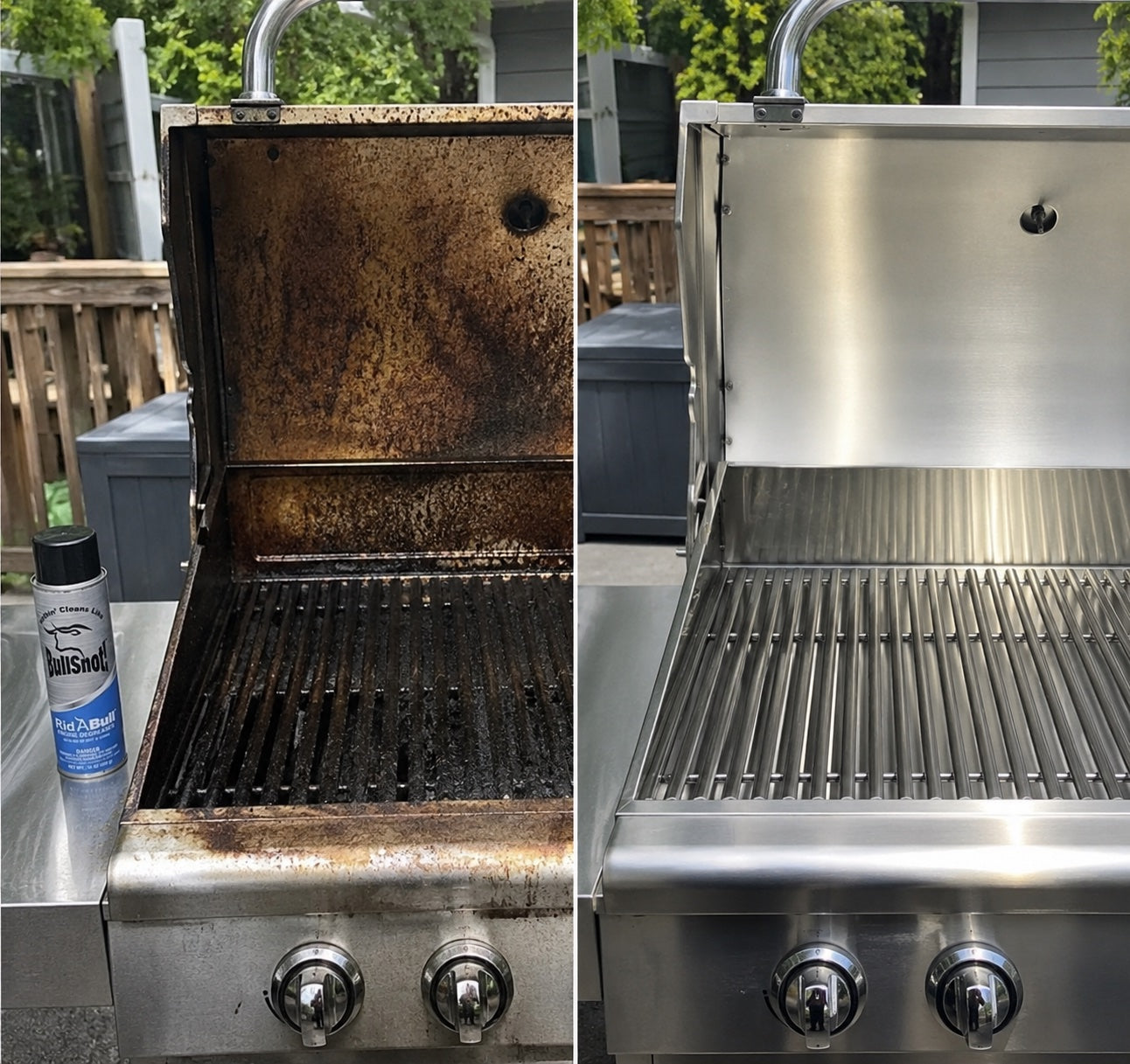 Customer before and after photo